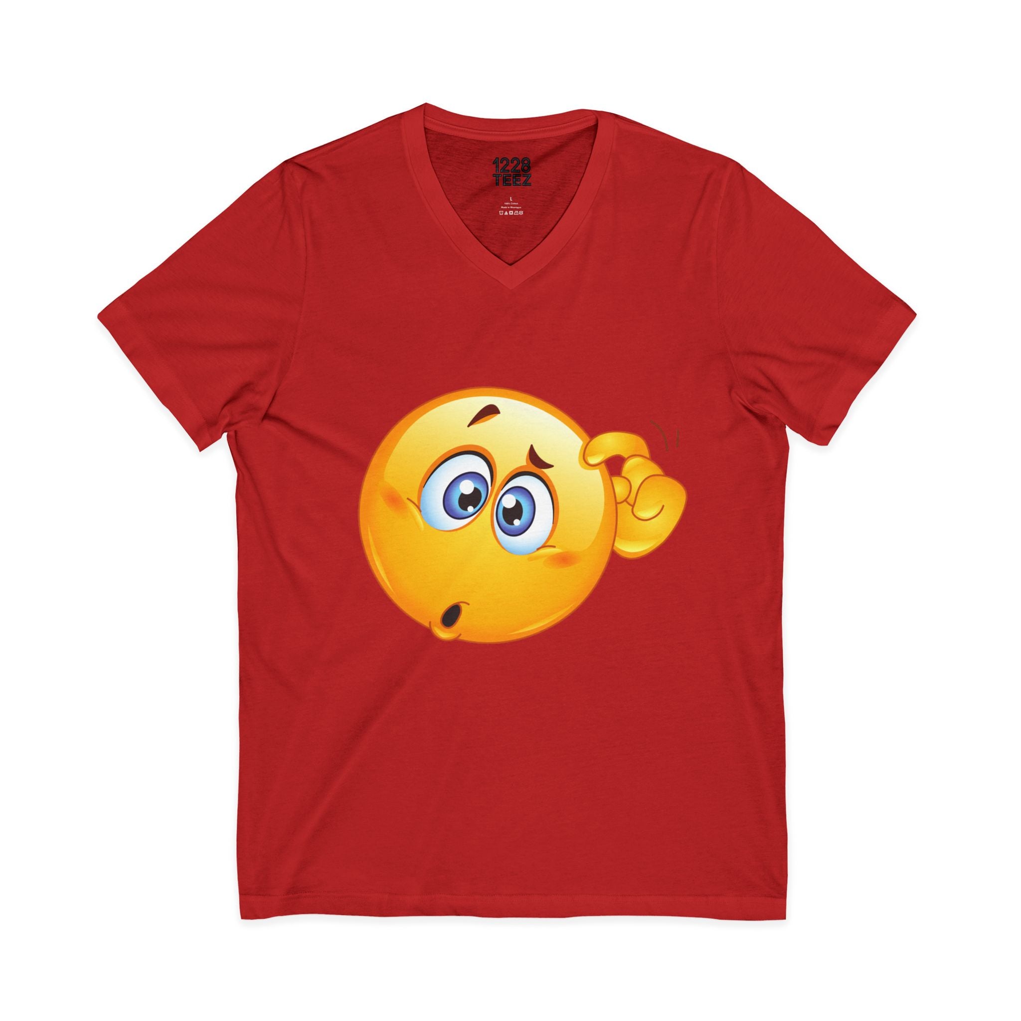 Funny Sarcastic V-Neck T-Shirt | Do Idiots Take Vacation Graphic Tee