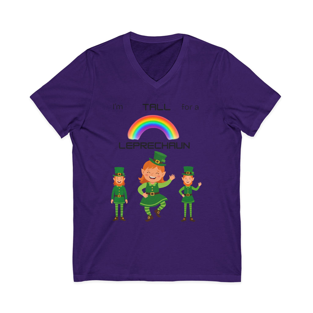 Tall V-Neck Tee - Whimsical Irish Charm