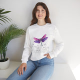 Dragonfly meadow - Soft & Poetic Crewneck Sweater