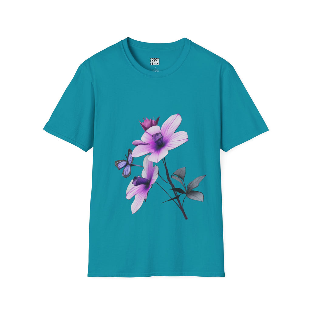 Floral Purple Butterfly