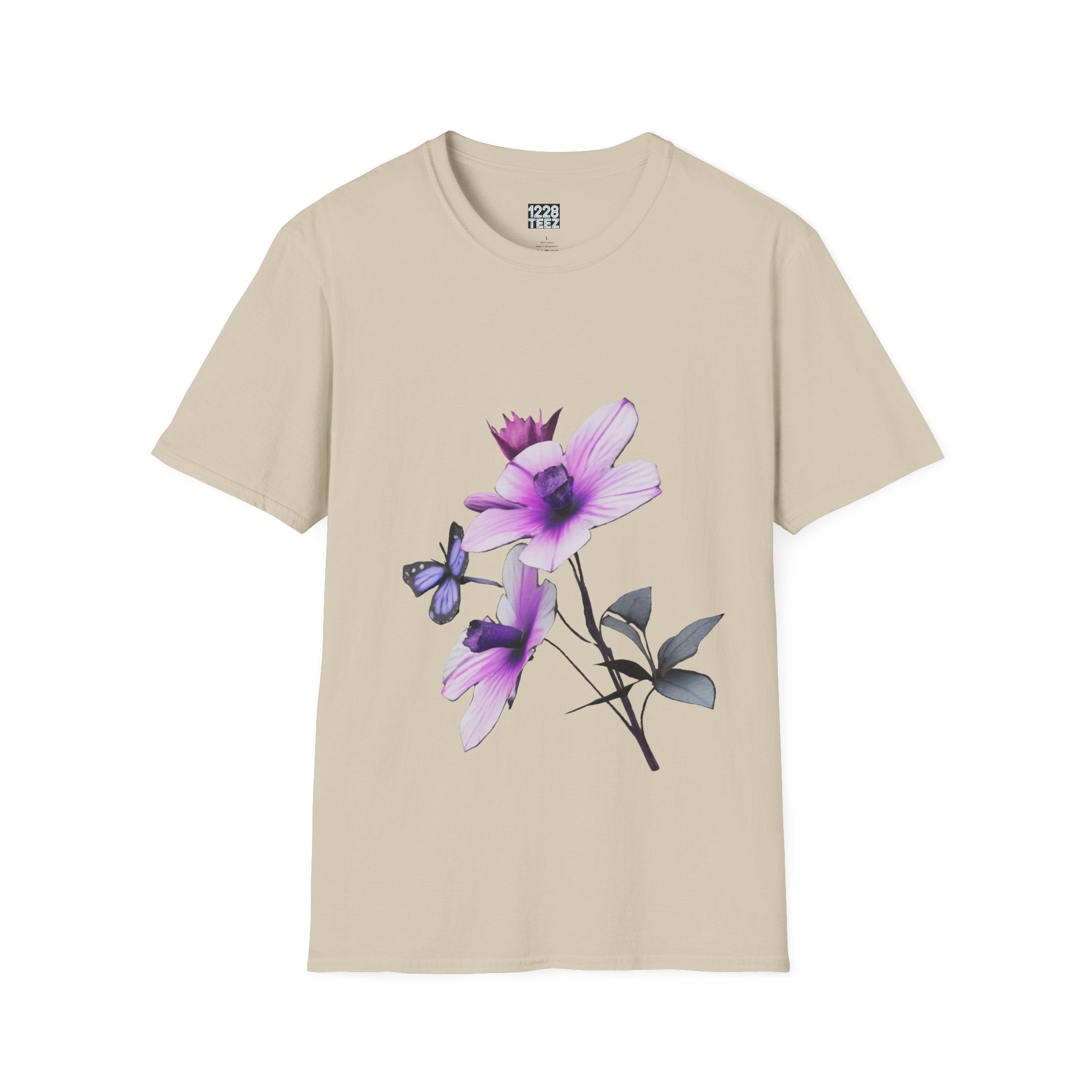 Floral Purple Butterfly