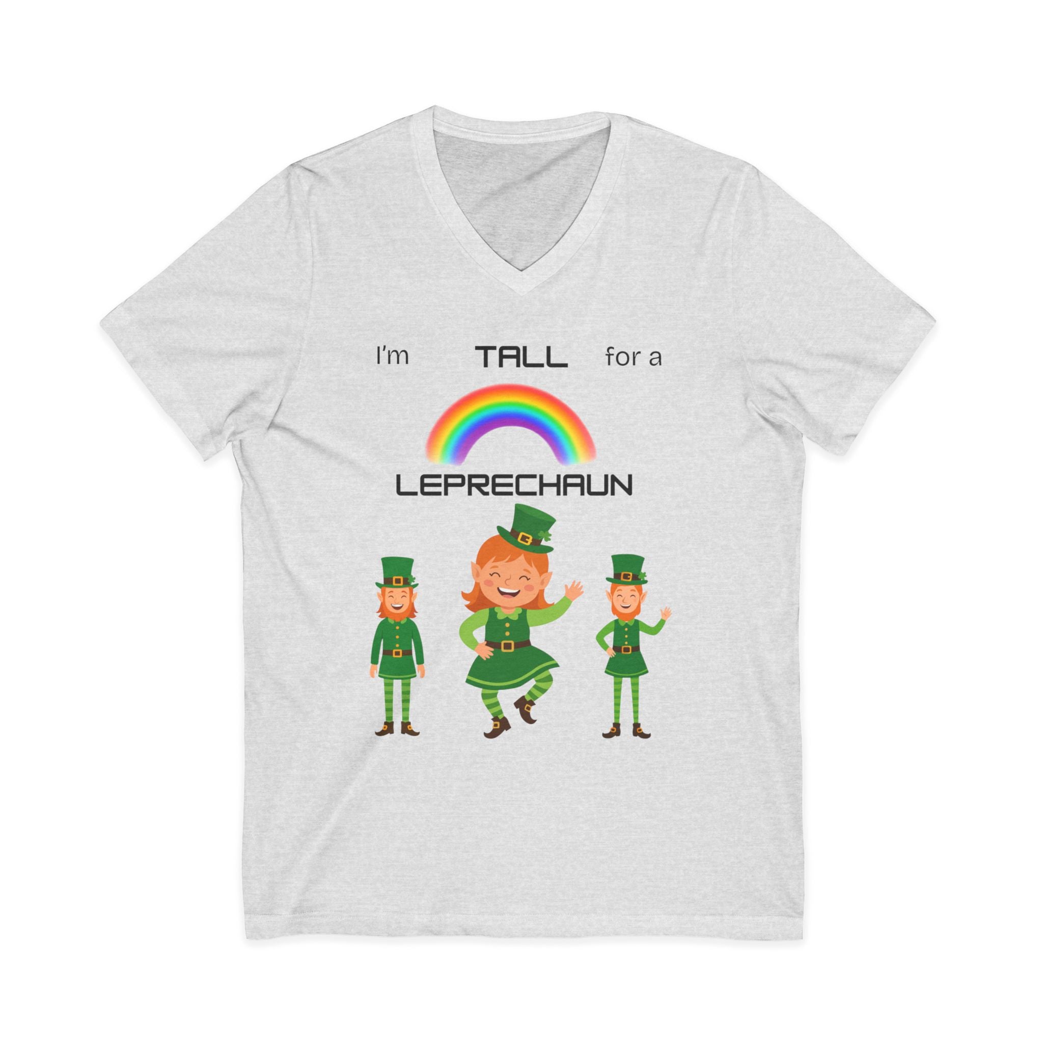 Tall V-Neck Tee - Whimsical Irish Charm