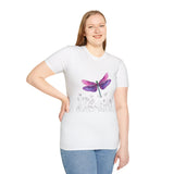 Dragonfly meadow - Whimsical Cotton Tee