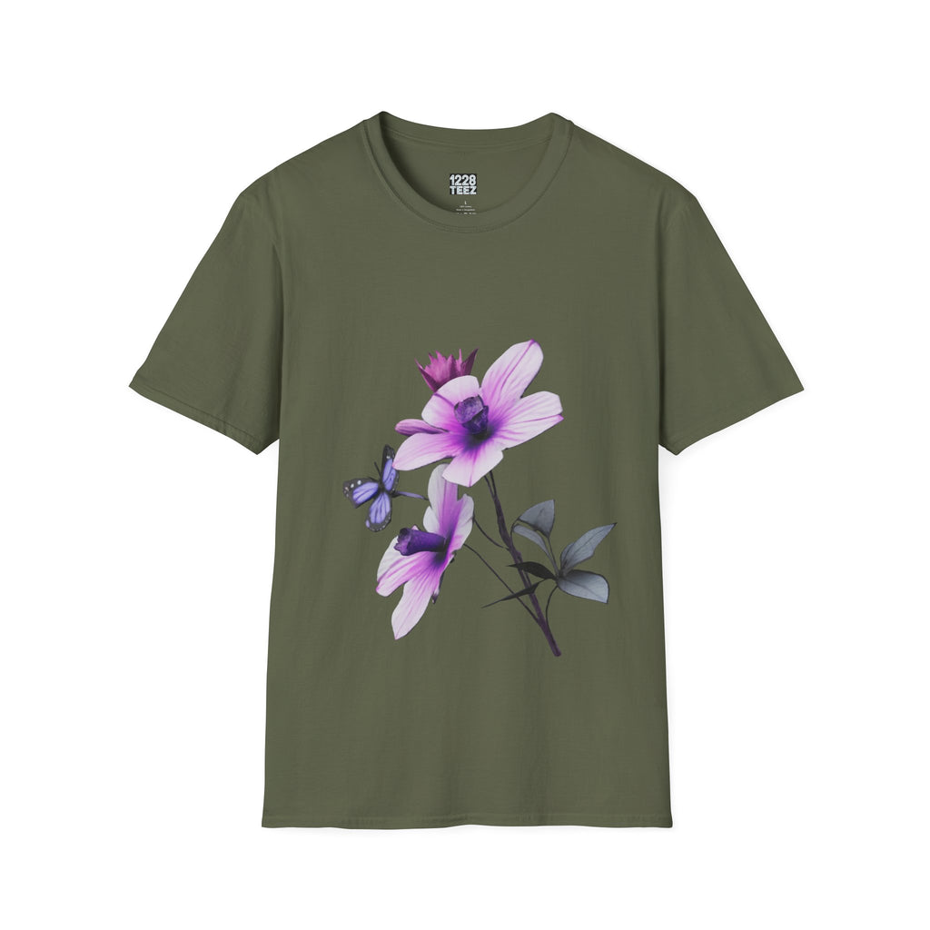 Floral Purple Butterfly