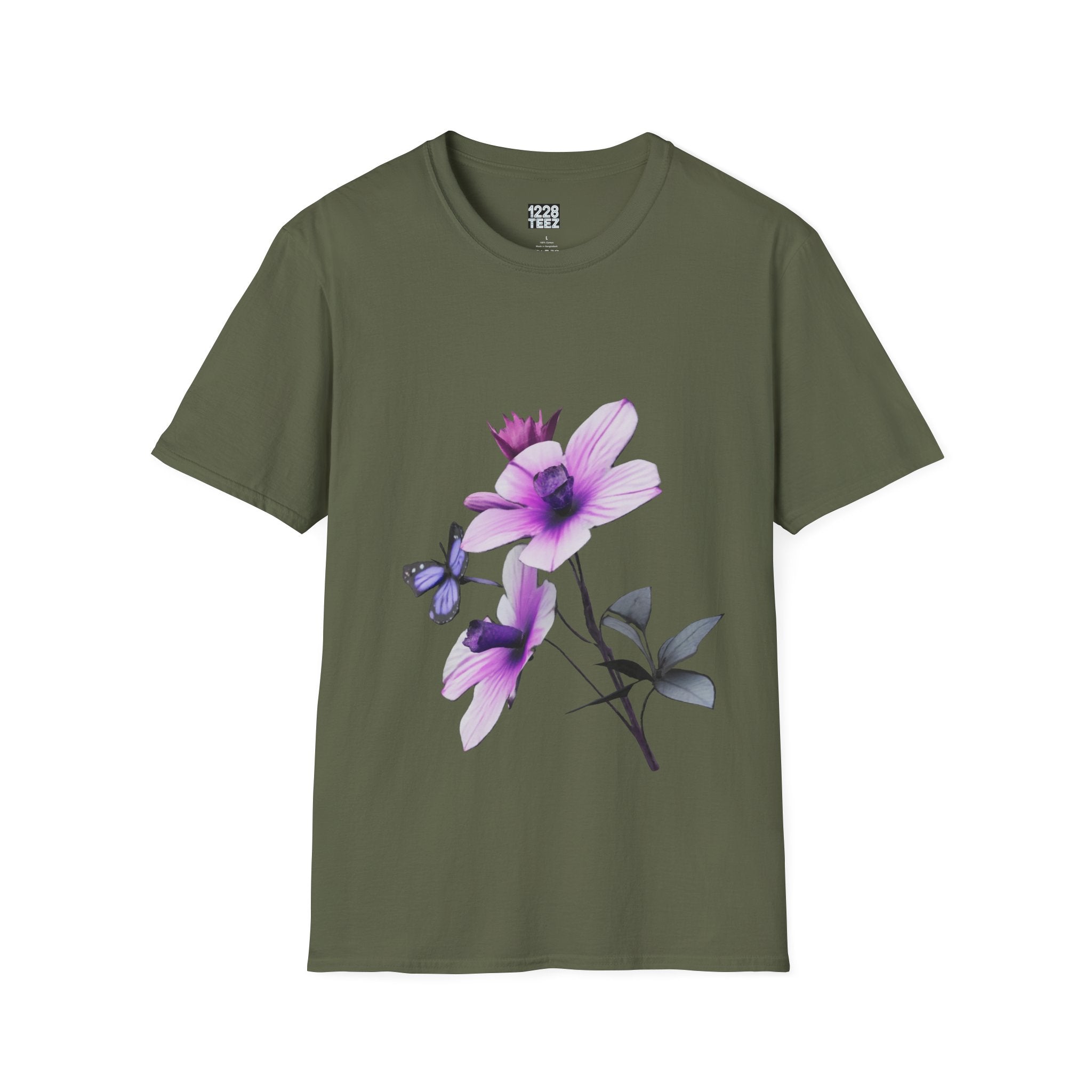 Floral Purple Butterfly