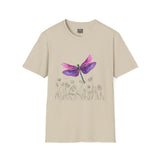 Dragonfly meadow - Whimsical Cotton Tee