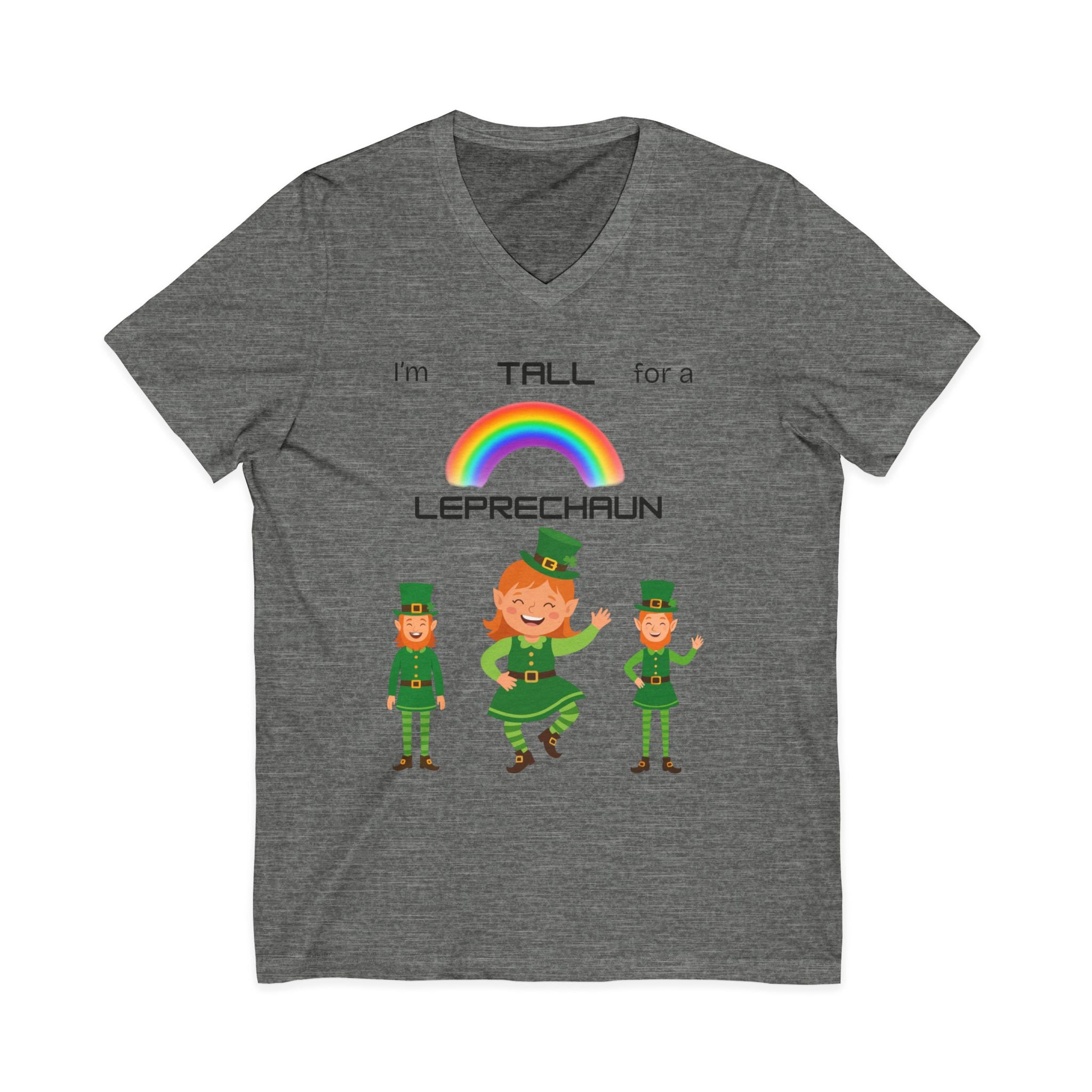 Tall V-Neck Tee - Whimsical Irish Charm