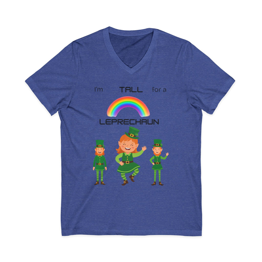 Tall V-Neck Tee - Whimsical Irish Charm