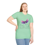Dragonfly meadow - Whimsical Cotton Tee