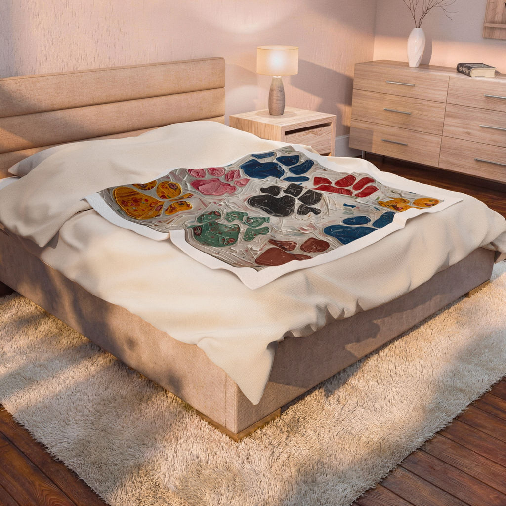 Colorful Paws Blanket