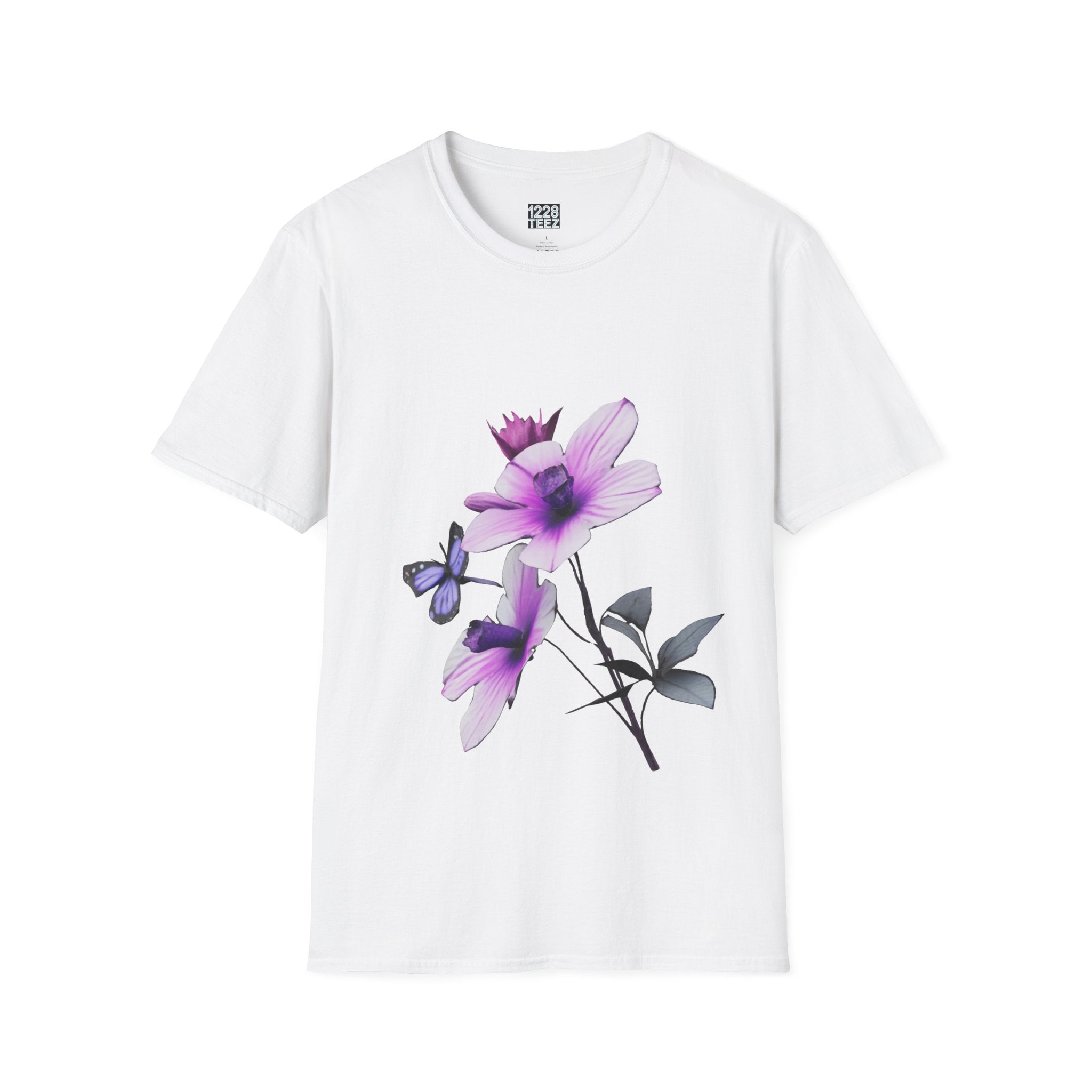Floral Purple Butterfly