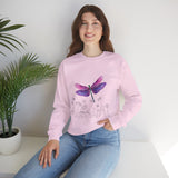 Dragonfly meadow - Soft & Poetic Crewneck Sweater