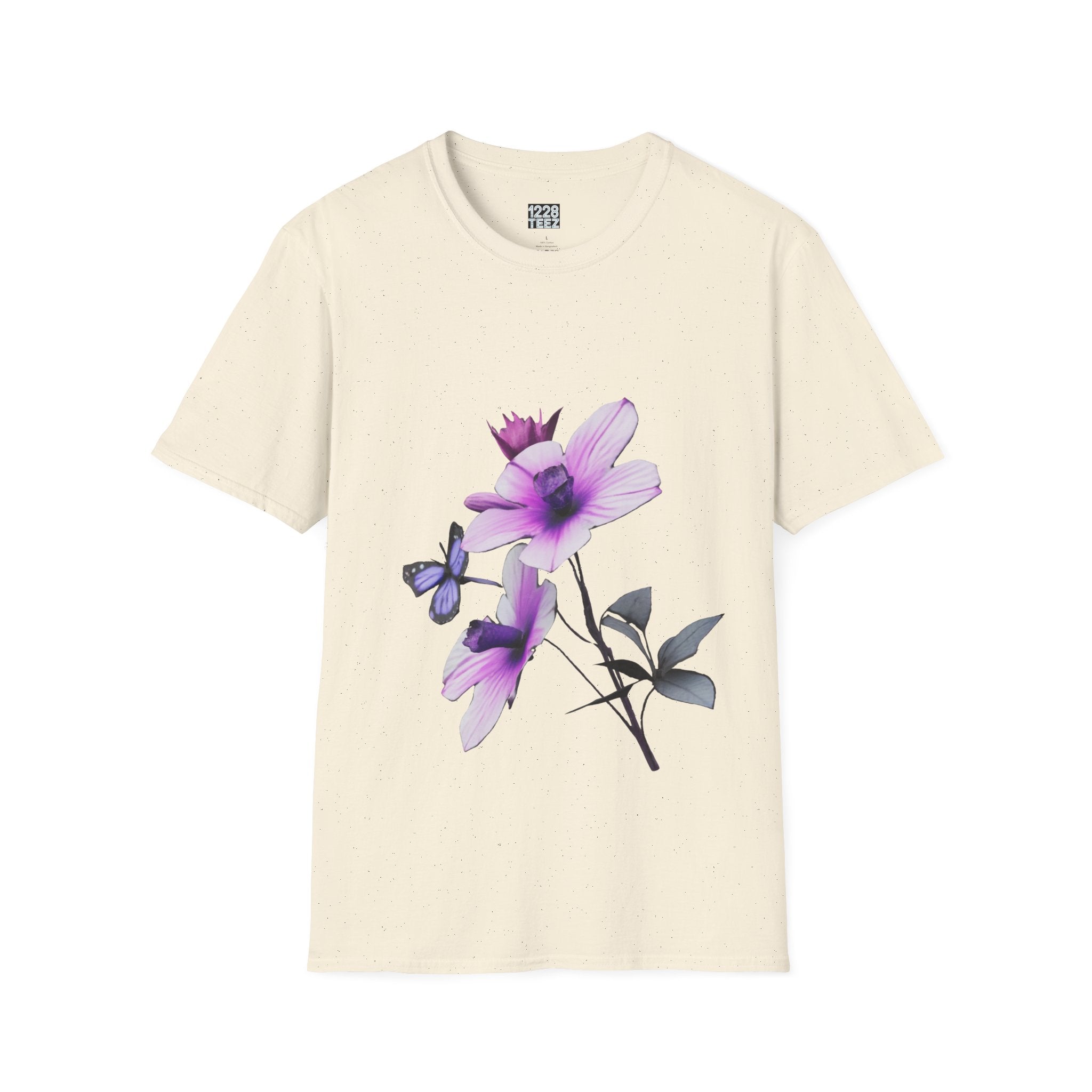 Floral Purple Butterfly