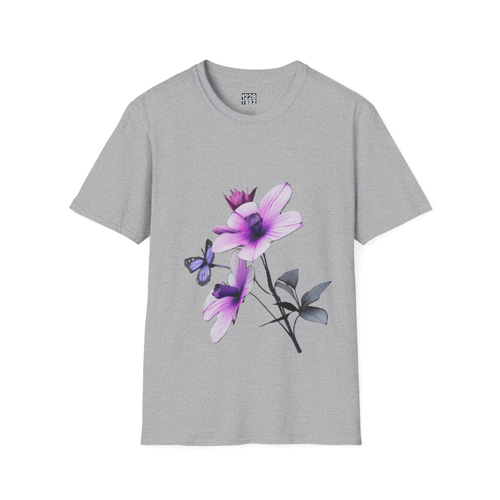Floral Purple Butterfly