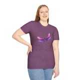 Dragonfly meadow - Whimsical Cotton TeeDragonfly meadow - Whimsical Cotton Tee