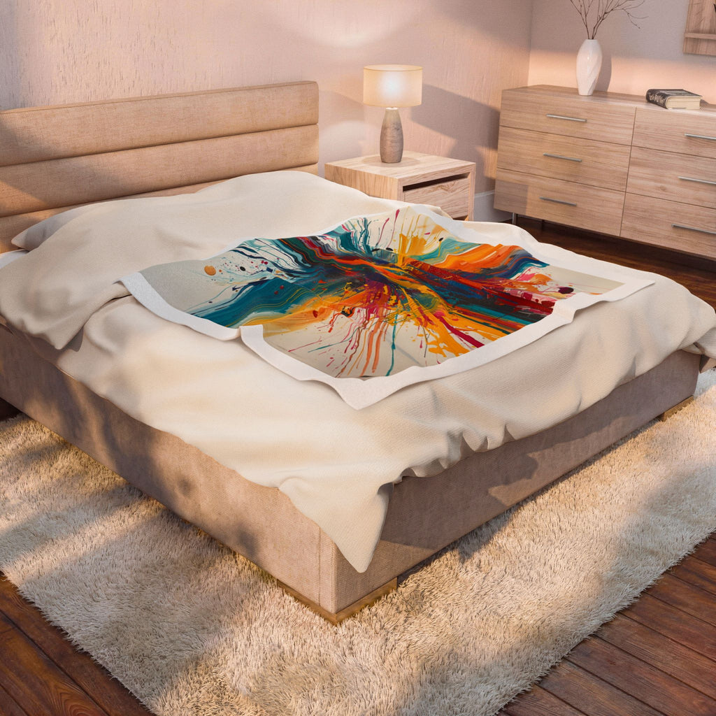 Abstract Splash Blanket