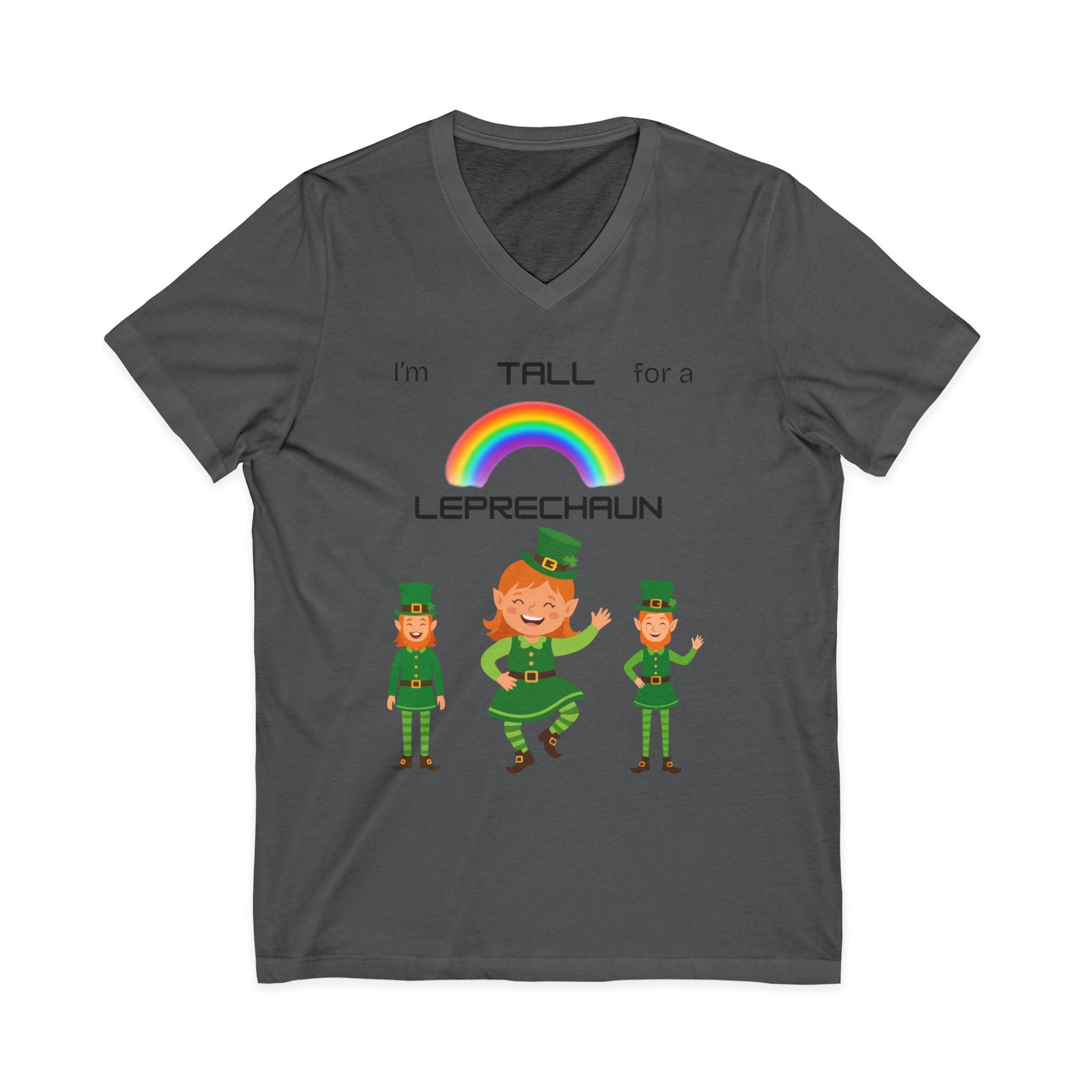 Tall V-Neck Tee - Whimsical Irish Charm
