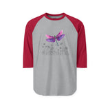 Dragonfly meadow - Light and Airy Raglan Top