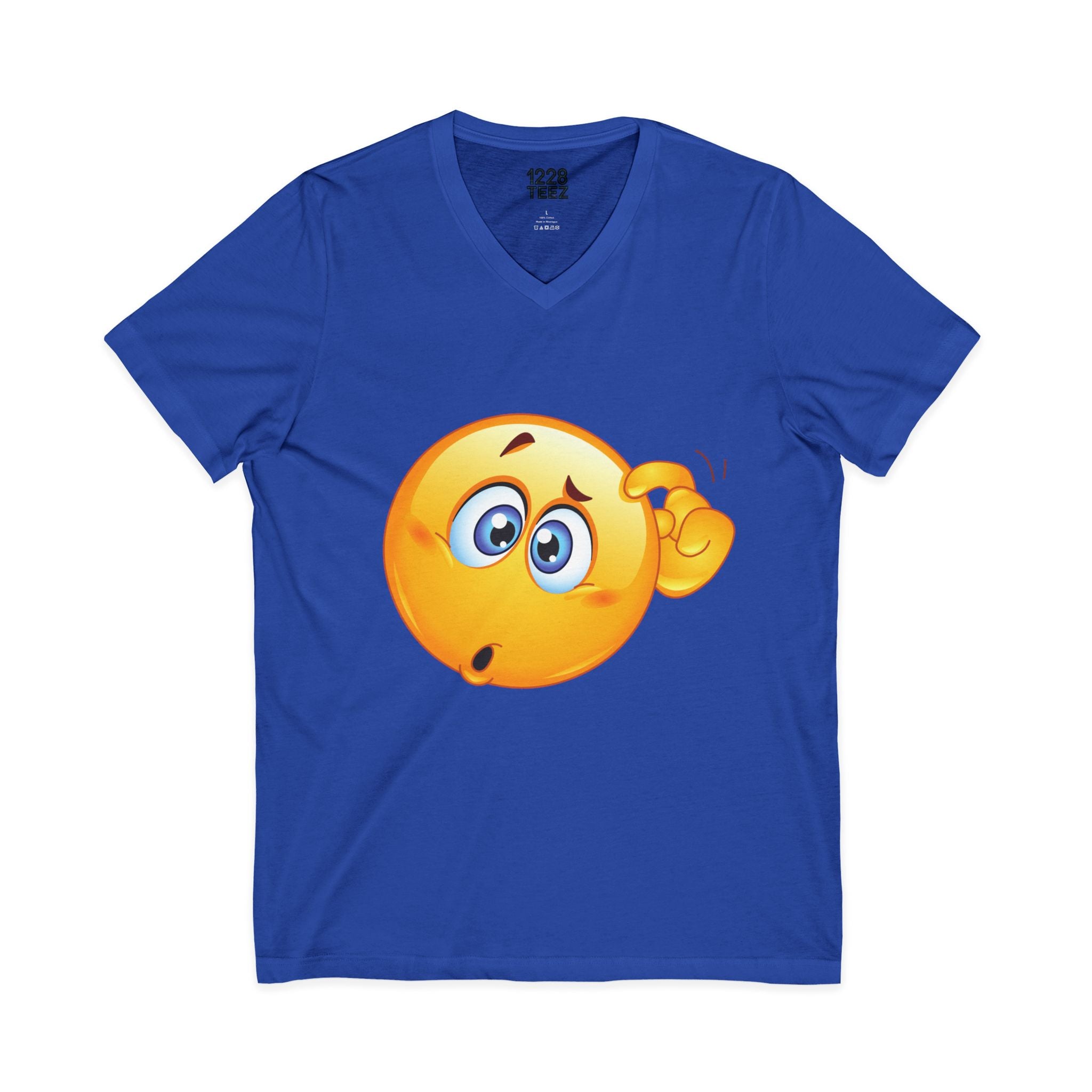 Funny Sarcastic V-Neck T-Shirt | Do Idiots Take Vacation Graphic Tee