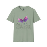 Dragonfly meadow - Whimsical Cotton Tee