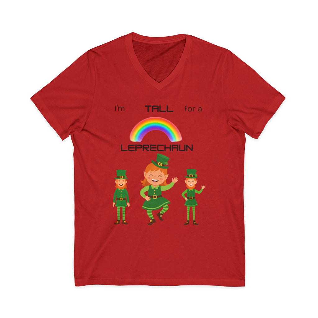 Tall V-Neck Tee - Whimsical Irish Charm