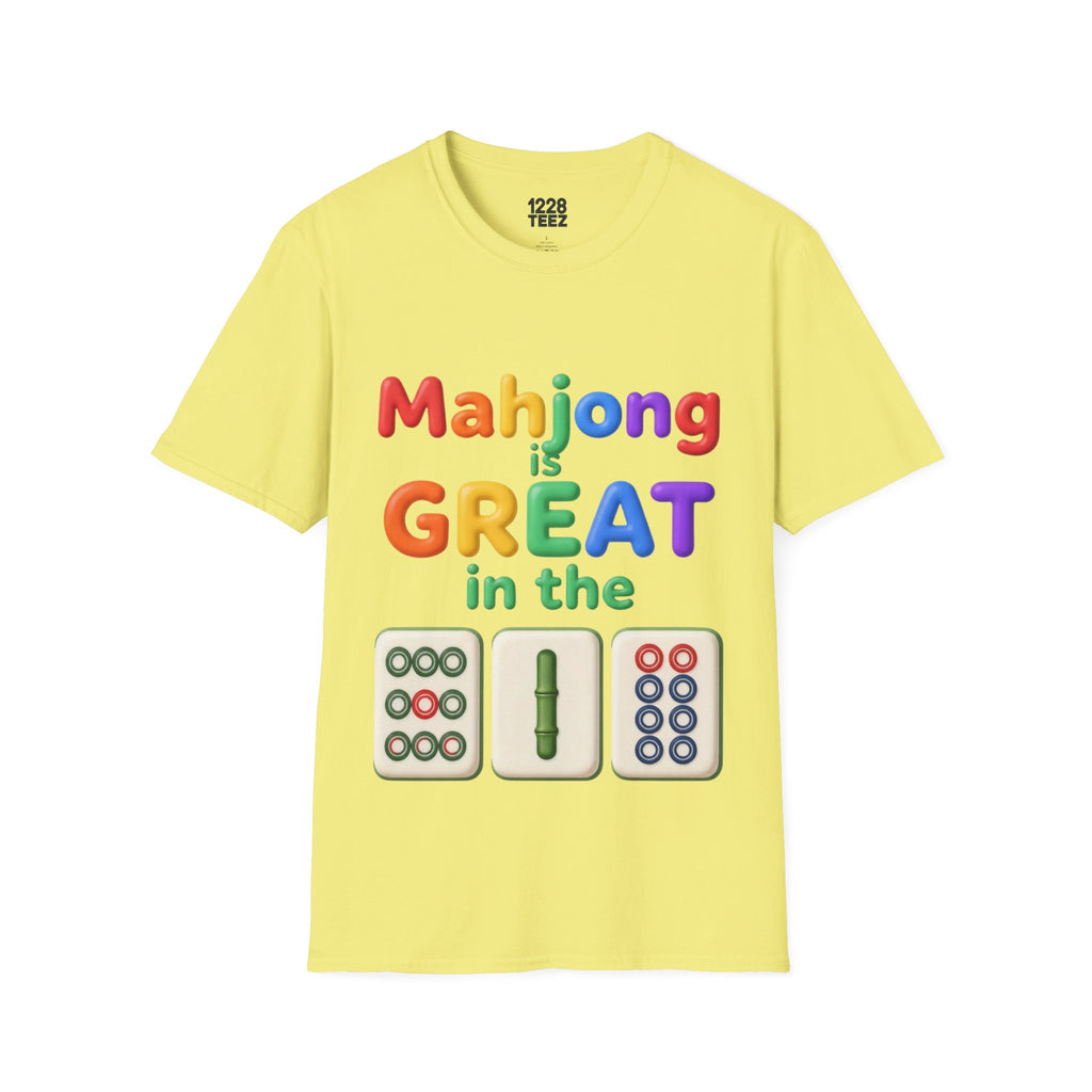 Mahjong 918 Graphic T-Shirt | Funny Game Night Unisex Tee