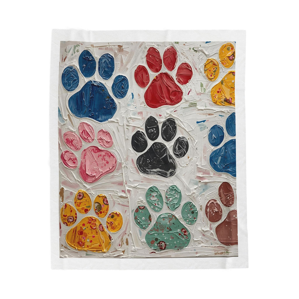 Colorful Paws Blanket
