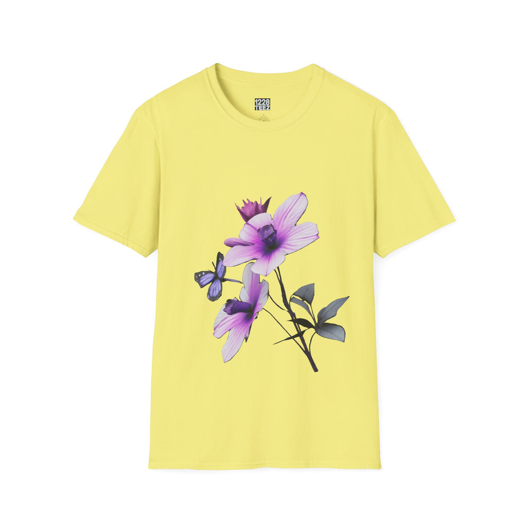 Floral Purple Butterfly