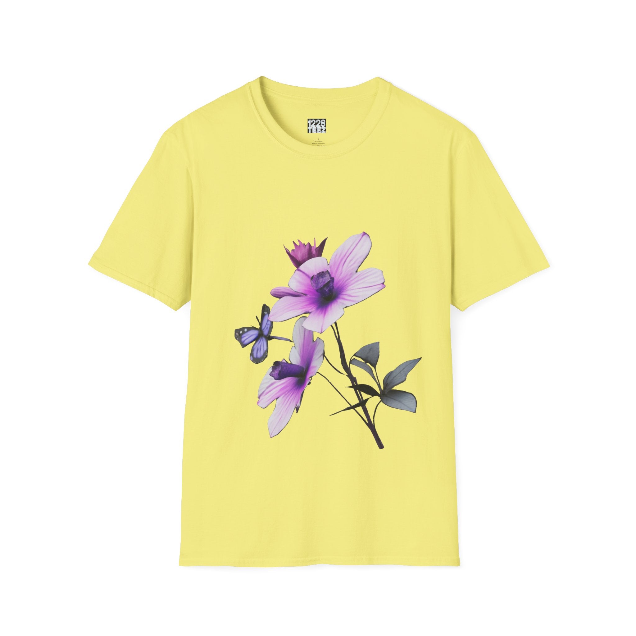 Floral Purple Butterfly