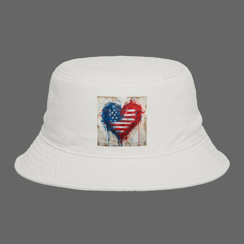 American Heart Bucket Hat