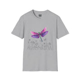 Dragonfly meadow - Whimsical Cotton Tee