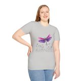Dragonfly meadow - Whimsical Cotton Tee