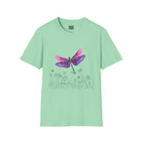 Dragonfly meadow - Whimsical Cotton Tee