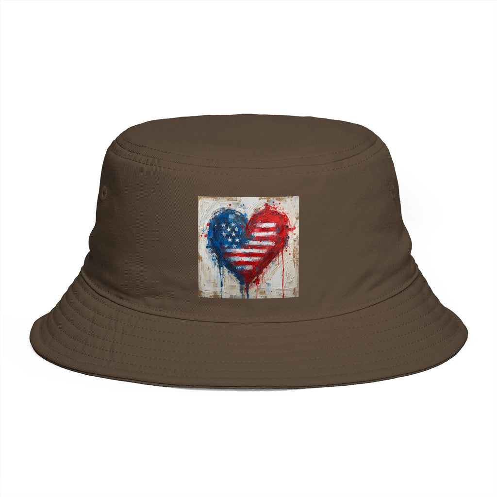 American Heart Bucket Hat