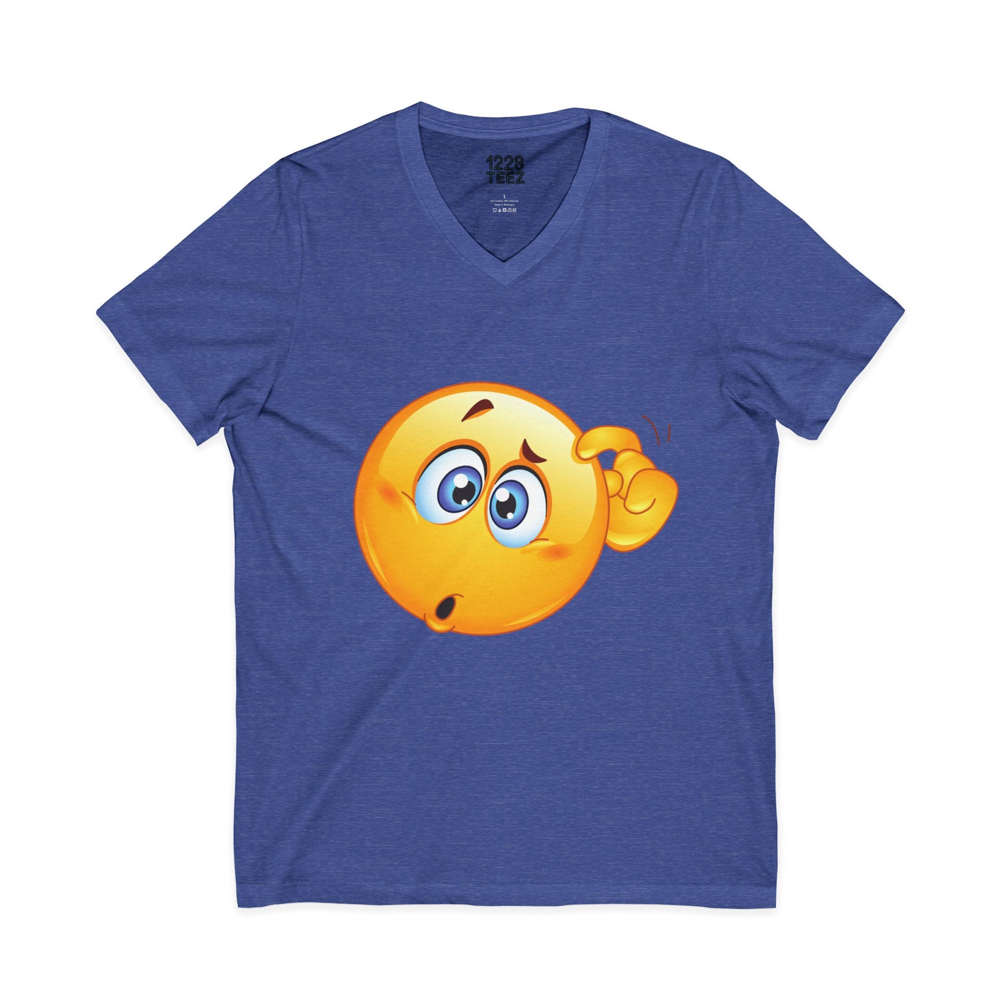 Funny Sarcastic V-Neck T-Shirt | Do Idiots Take Vacation Graphic Tee