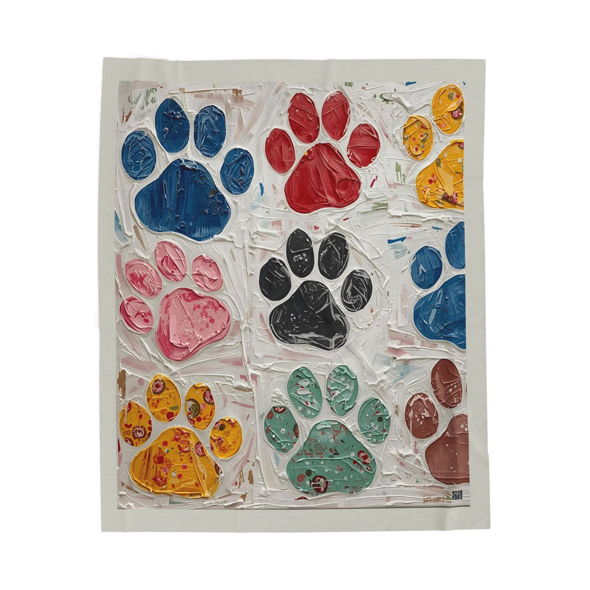 Colorful Paws Blanket