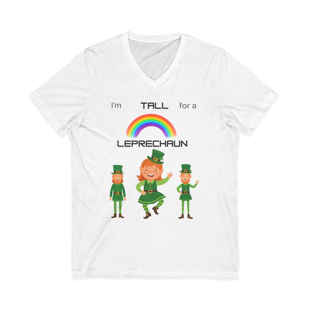 Tall V-Neck Tee - Whimsical Irish Charm