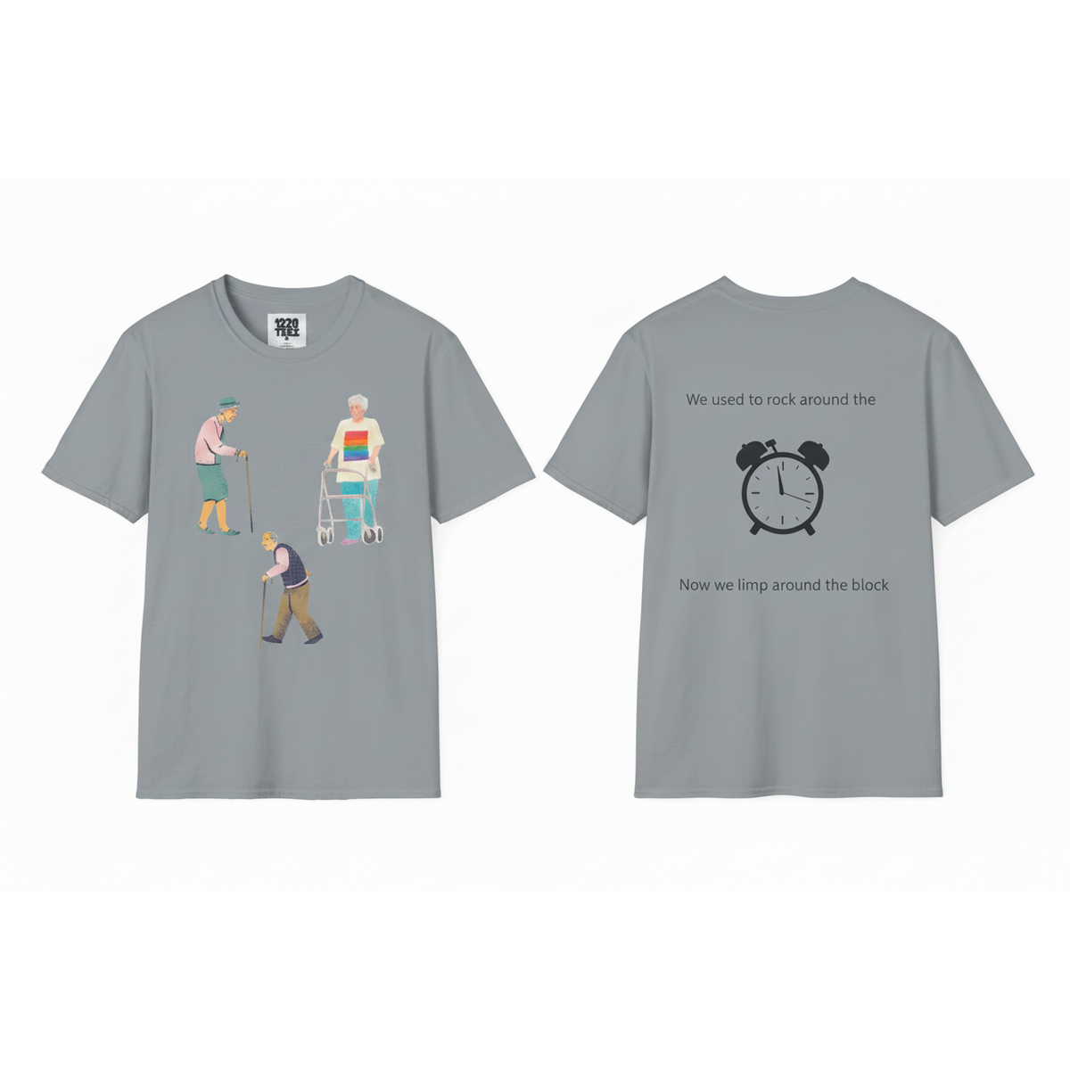 Aging Problem Front & Back - Sport Grey