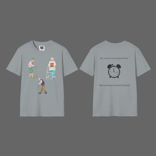 Aging Problem Front & Back - Sport Grey
