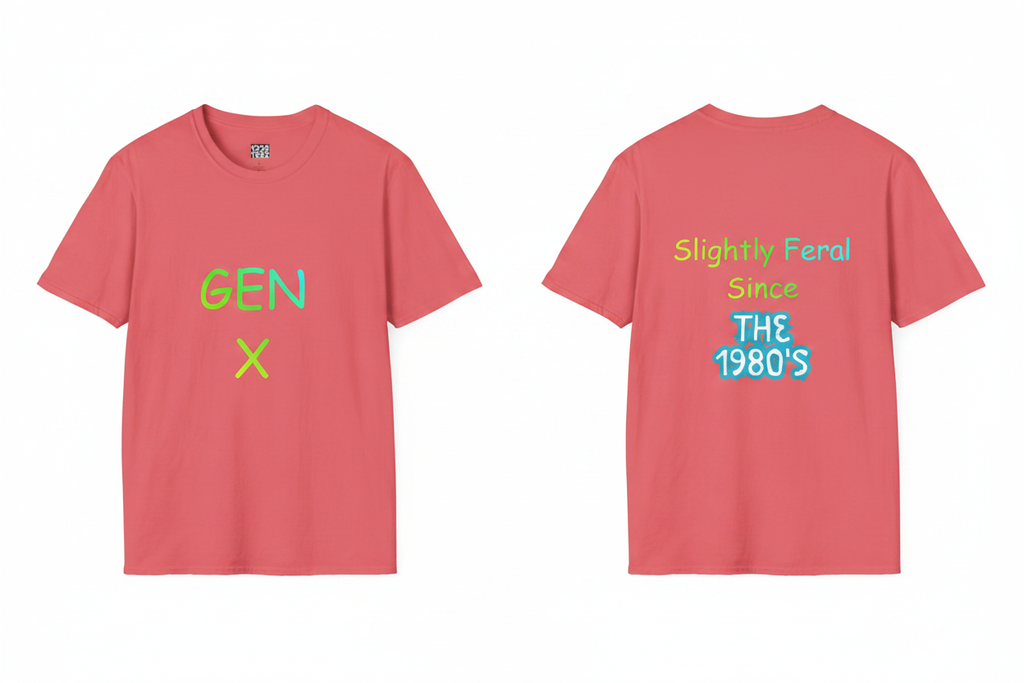 Coral Silk Front & Back