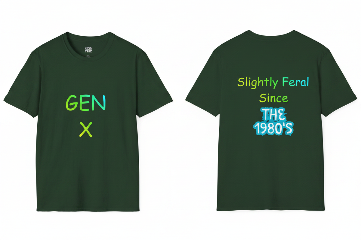Forest Green Front & Back