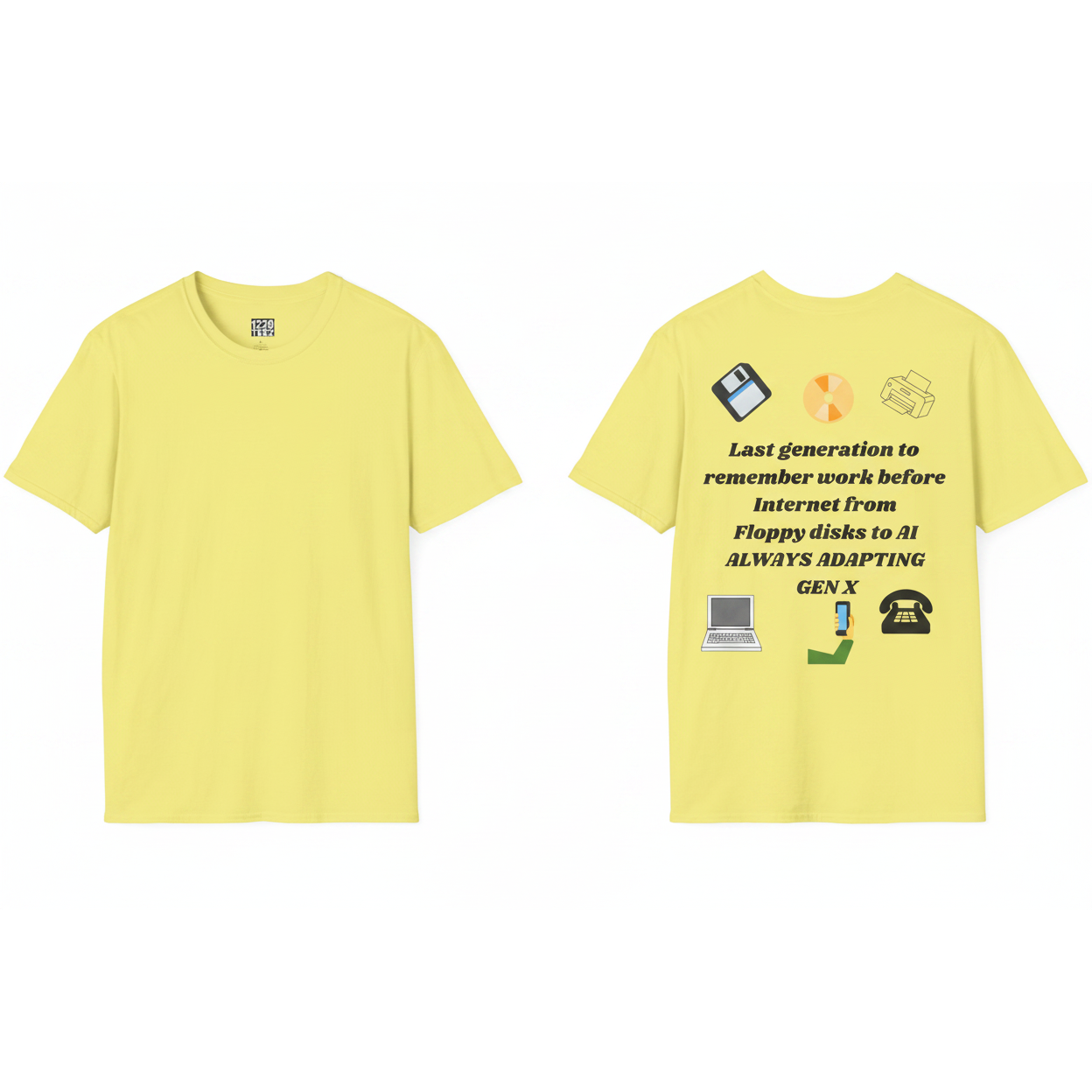 Gen X Cornsilk Front & Back Composite