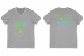 GEN X Feral since 70's Athletic Heather Front & Back