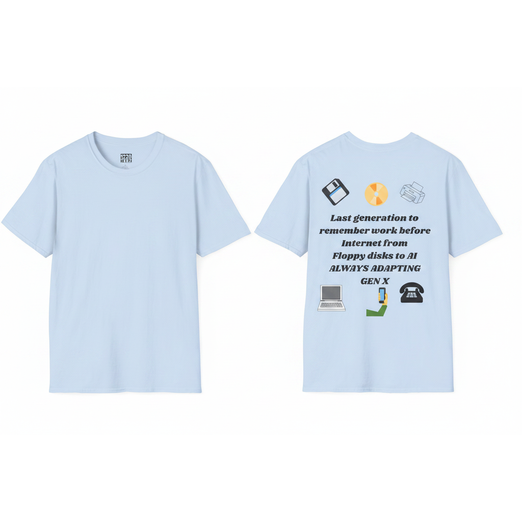 Gen X Light Blue Front & Back Composite