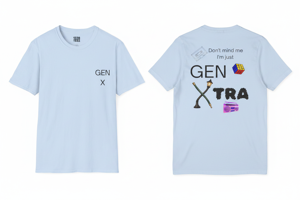 Gen Xtra Light Blue Front & Back