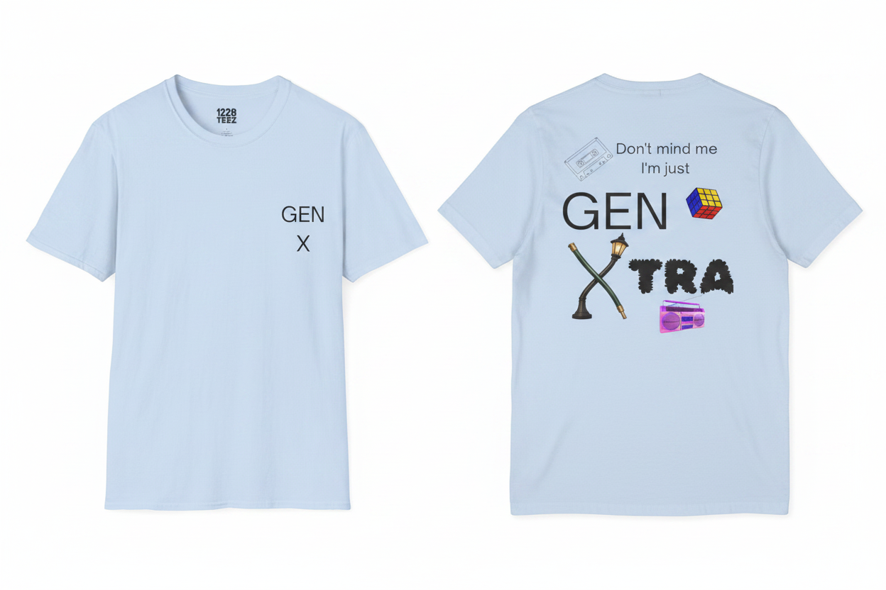 Gen Xtra Light Blue Front & Back