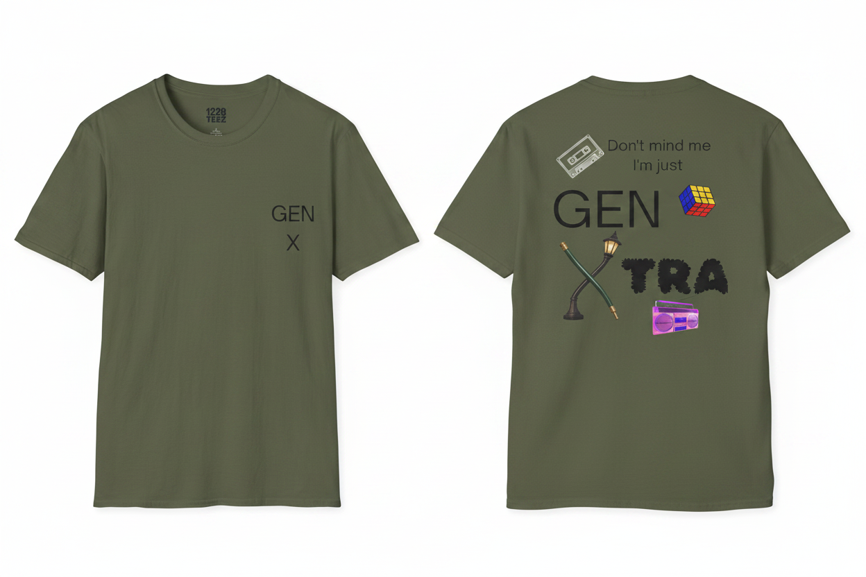 Gen Xtra Military Green Front & Back