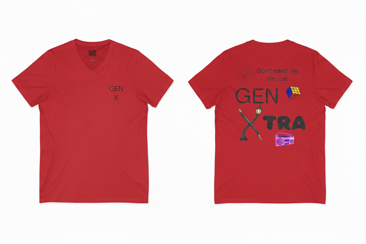 Gen Xtra Red Crew Neck - Corrected