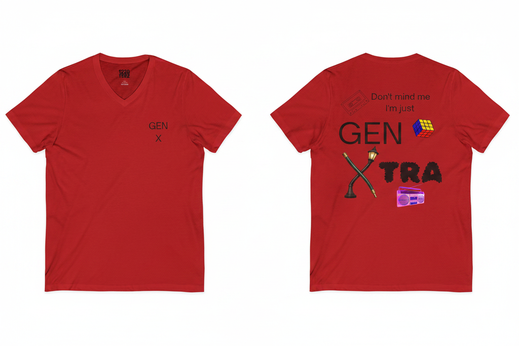 Gen-Xtra Red Front & Back