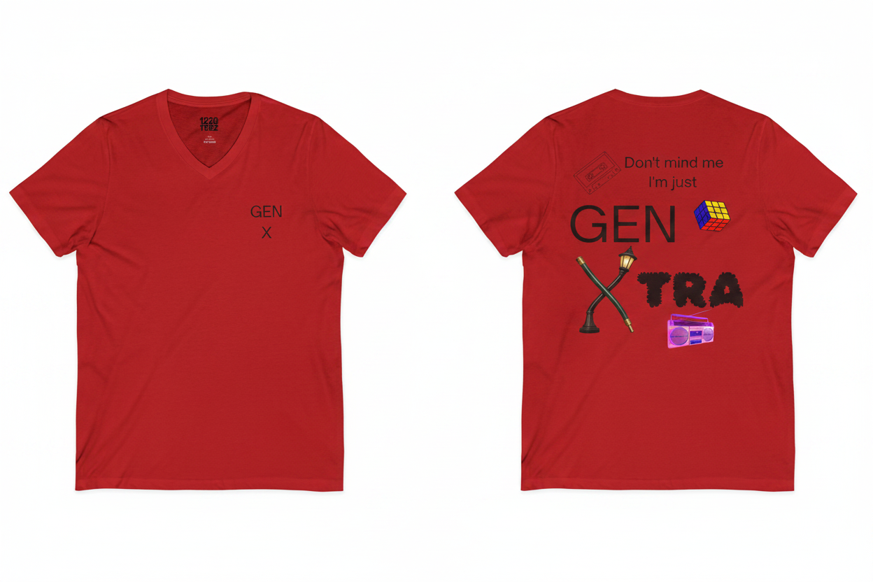 Gen-Xtra Red Front & Back